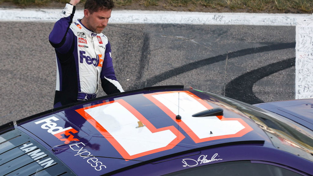 Denny Hamlin, Joe Gibbs Racing at Kansas